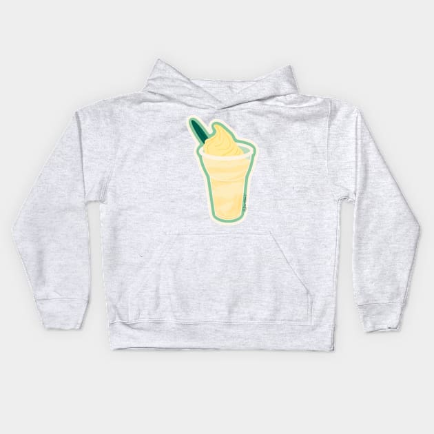 Dole Whip Float Kids Hoodie by jberoldart